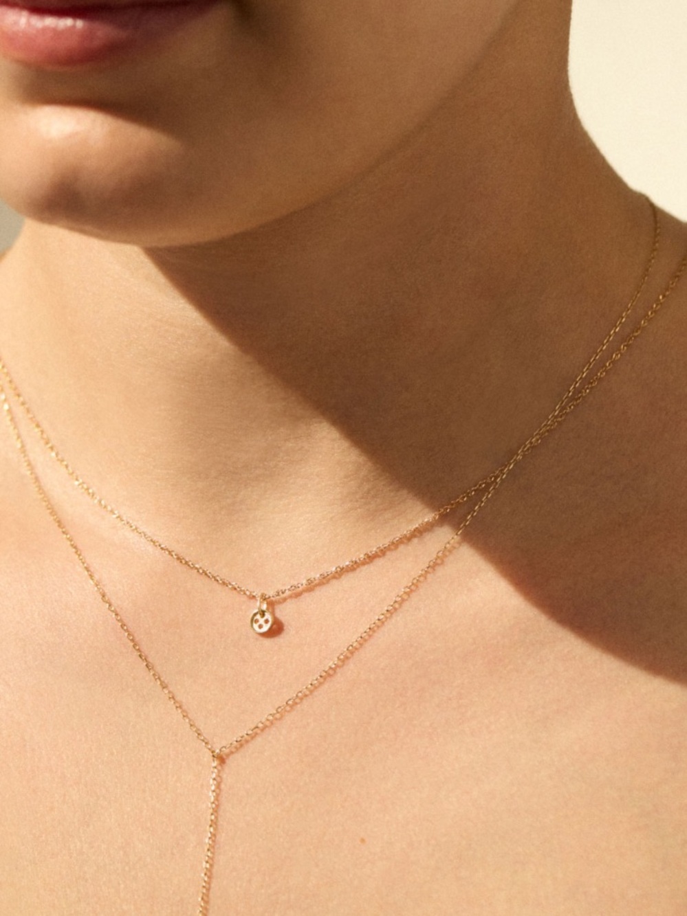 Jenny Slate x Catbird Button of Admiration Charm CATBIRD gold Button charm